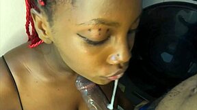 this exotic latina slave bitch teases mastermeat1 before her first rough deepthroat swallow on spring break