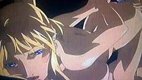 Voluptuous hentai shemales gangbang in wild 3D anal orgy frenzy