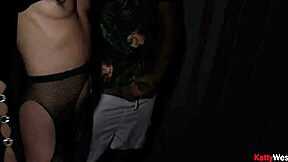 cuckold husband watches two guys fuck his slut wife double creampie