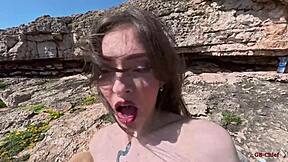 hey skinny student wanna get your wet pussy pounded outdoors by this older daddy neighbor?