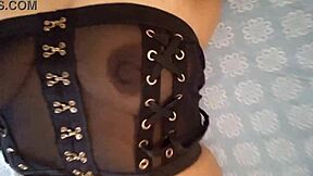 naughty latina stepdaughter squirts masturbating with dirty talk gaping pussy