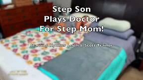 stepmom kymber leigh lets stepson play doctor and fuck her wet milf pussy