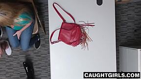 Can Redhead Teen 18+ and Busty Milf Handle Big Dick Security After Shoplifting Duo Bust?