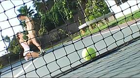 vanessa lane rides big cock cowgirl to outdoor cumshot facial