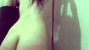 you love spanking my big ass while i serve as your bound brunette slave fingering my shaved pussy master