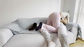 My Trainer Makes Me Sweat So Hard In The Gym!