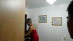 stepson fills horny housewife milf's gaping asshole with thick creampie after deepthroat ass licking doggystyle