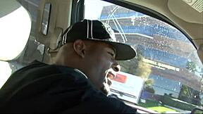 Caylian Curtis strokes her shaved pussy with dildo in pool then handjobs monster cock to facial cumshot!