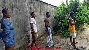 Descriptive neighbor fucking on rainy day outside