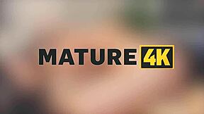 Huge Cock Calms Lonely Mature's Mouth and Pussy Deep!