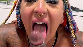 Petite latina milf squirts on bbc during miami balcony public pounding