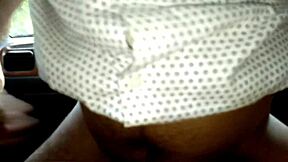 indian mom sneaks car sex in forest with lover while husband clueless nearby