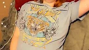 25 Days of Christmas Orgasms Day 4: Pregnant Belly Shakes with EYEROLLING Climax!