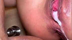 Just met her at wedding party now bending her over bathroom sink for squirting doggystyle orgasm