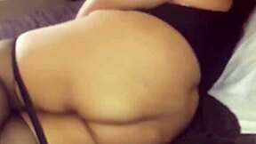 horny latina mature beruka shows shaved wet fat pussy in fishnet pantyhose