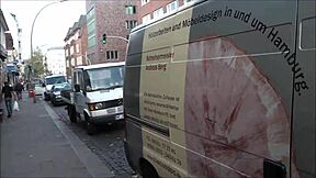 bold tourists explore hamburg's redlight district sex spots