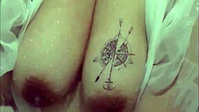 Viral student bathes solo big tits curves homemade shower