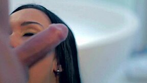 Watch Cute Milf Choke on Cock in Cfnm Blowjob