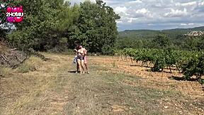 oh man, this hairy-pussy french student gets cum all over her thick pubes and loves it