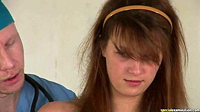 doctor gives lada's pussy a special close-up exam with fetish touches