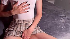 stepsis lets me rub her wet pussy just a little before penetration