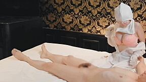 Want my busty wife riding cock cowgirl?