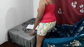 Desi bhabhi's nude painting sparks wild pussy-rubbing orgasm