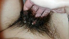 Ever Wondered How Super Hairy Bush Looks Underwater in Tight Wet Pussy Closeup?