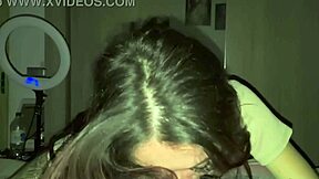 safada gags deep on pierced cock choking with cumshots