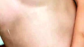 CREAMPIE young asian mom milking natural tits while squirting hard!