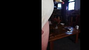 strolling into the bar in panties for a quick beer