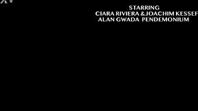 ciara riviera's shaved pussy and ass gape from black monster cocks again