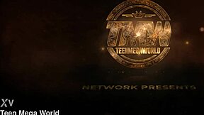 petite blonde FINGERS shaved pussy to ORGASM on kitchen DESK