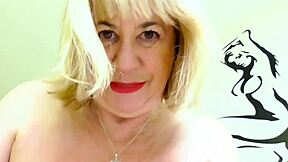 Sexy chubby trisha masturbates solo with toys on oldnanny