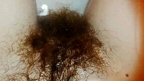 Ever Wondered How Super Hairy Bush Looks Underwater in Tight Wet Pussy Closeup?