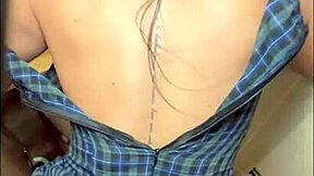 Just met her at wedding party now bending her over bathroom sink for squirting doggystyle orgasm