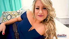 Curvy Blonde Milf Anya Takes Doggystyle Facial in Hotel