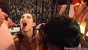 wanna see this tattooed whore gulp down hot piss?