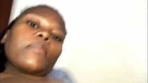 huge natural tits on this pregnant ebony girlfriend next door... homemade softcore neighbor babe