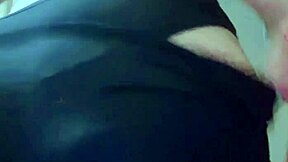 The naughty girl sneaks up whispering hi daddy to her forbidden crush