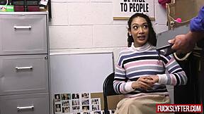 Shy Reverend's Stepdaughter Explores Office Deepthroat Sex