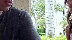 my wife's shaved wet pussy gets stranger's huge cock pounding in hotel room natalie brooks touchmywife