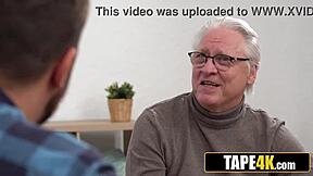 old man catches son's blonde thief... what next?