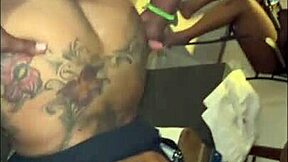 Who's Ready for Cum-Covered Ebony Sluts at This Wild College Frat Party?