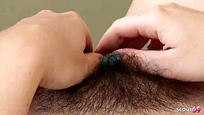 Tiny Redhead Virgin Hairy Pussy Solo Vibrator Orgasm