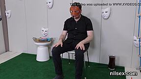 I drag this frisky teen's asshole into brutal bdsm pain therapy drilling