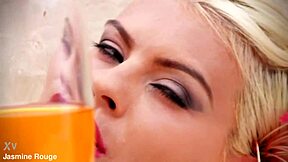 Titus pounds Jasmine's pussy doggystyle outdoors