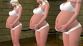 triplet sisters get inflated bellies ass ripped clothes