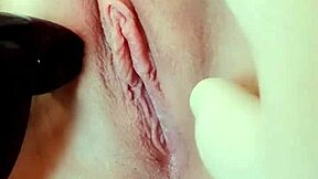 SHAVING My Tight PUSSY Lips Bare for Wet Fuck!