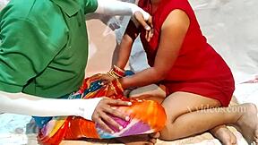 Desi Wife Begs for Slow First-Time Anal Pound in Car Hindi Moans